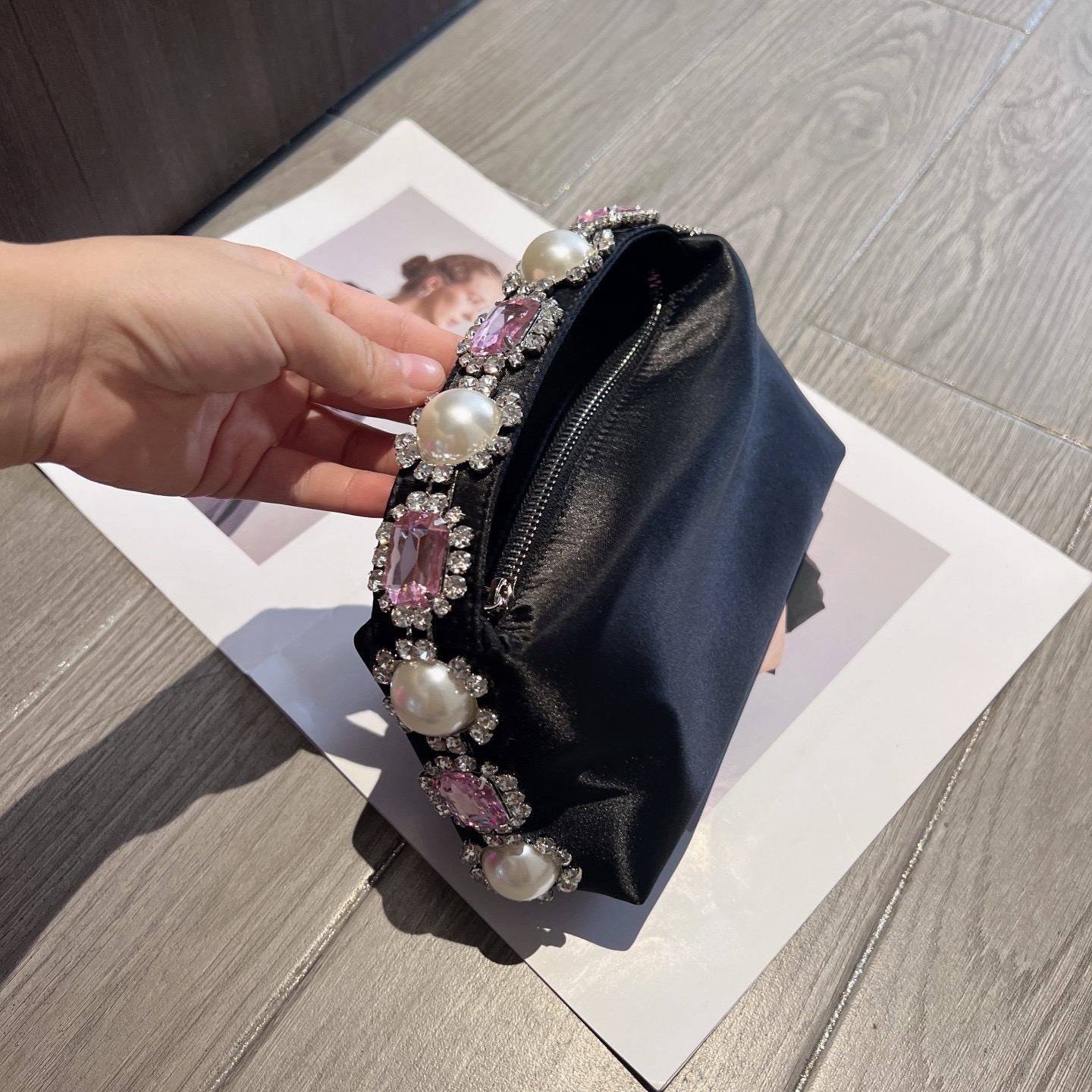 Luxury Bags For Women - Fashion Pearl Beaded Women Handbag Luxury