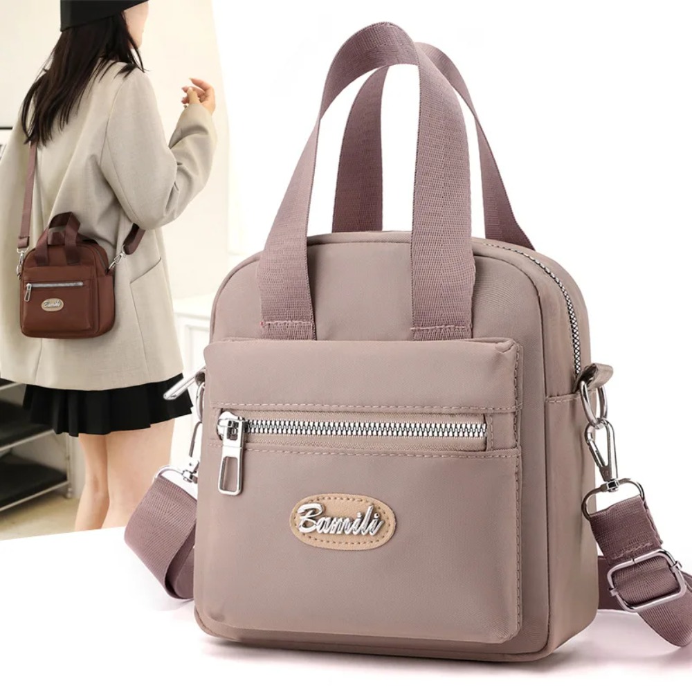 Accordion Wallet Zip - Casual Women's Crossbody Bag Lightweight Nylon