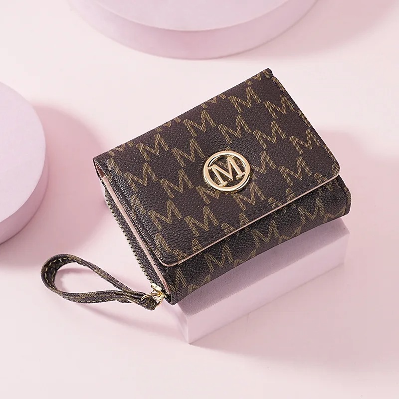 Threefold Zipper Wallet with L - Accordion Wallet Zip 评论和价格
