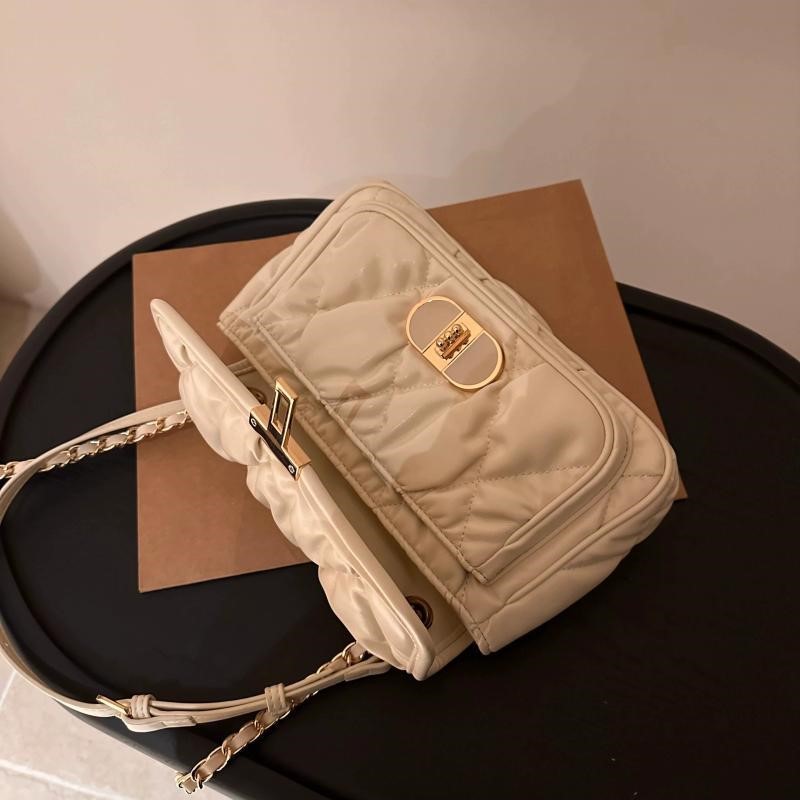Elegant Pleated Chain Handbag  - Quiet Luxury Bags Crossbody 评论和价格