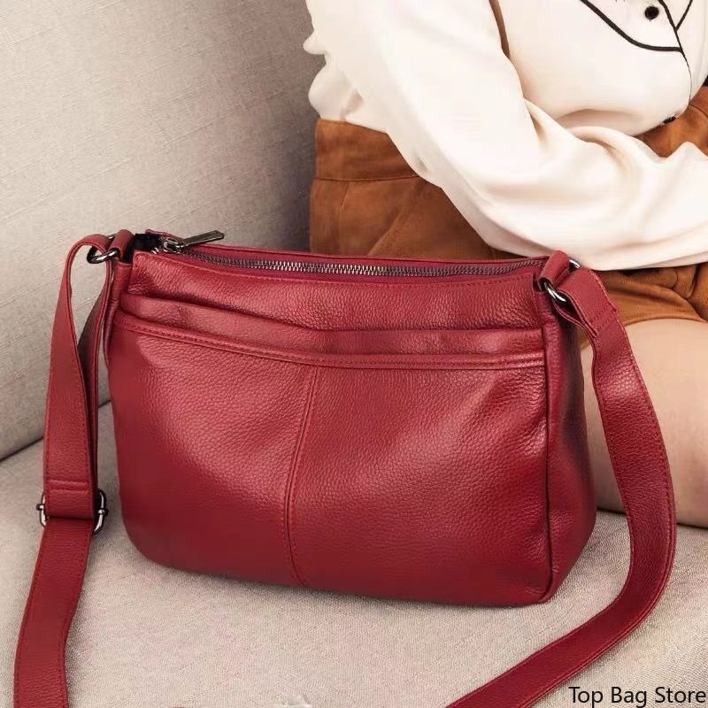 Genuine Leather Hobo Bag for W - Quiet Luxury Bags Crossbody 评论和价格
