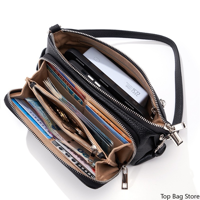 Genuine Leather Hobo Bag for W - Quiet Luxury Bags Crossbody 评论和价格