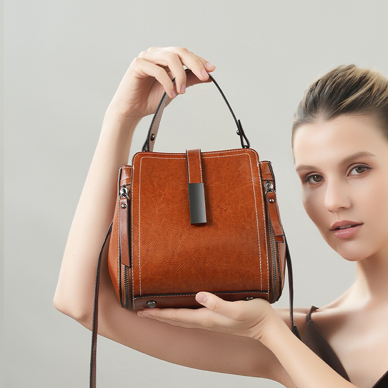 Genuine Leather Crossbody Bag  - Quiet Luxury Bags Crossbody 评论和价格