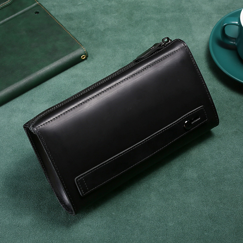 Men's Clutches Long Handbag Bu - Accordion Wallet Zip 评论和价格