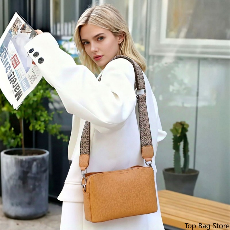 Genuine Leather Square Crossbo - Quiet Luxury Bags Crossbody 评论和价格