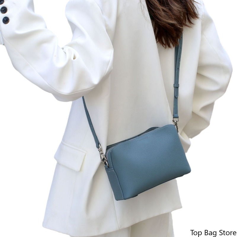 Genuine Leather Square Crossbo - Quiet Luxury Bags Crossbody 评论和价格