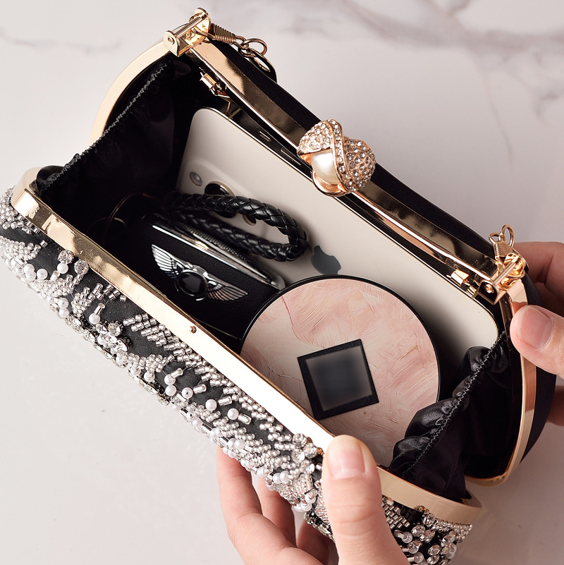 Black Handbag Beading Vintage  - Luxury Bags In China Wholesale 评论和价格