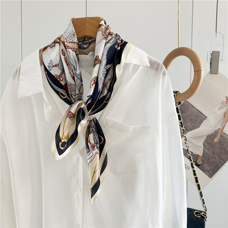 Summer Silk Scarf Women Soft S - Luxury Bags For Summer 评论和价格