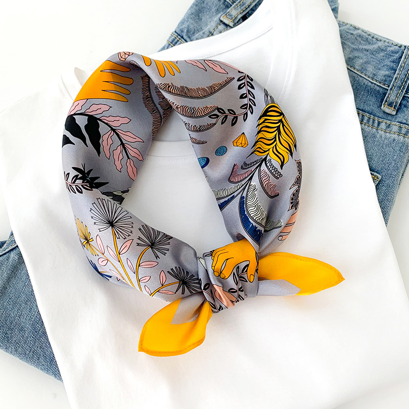 Women 70*70cm Square Silk Scar - Luxury Bags For Summer 评论和价格
