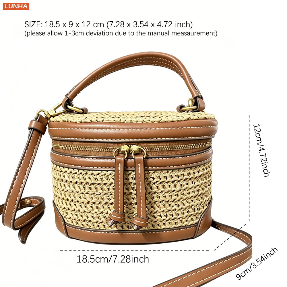Women Mini Crossbody Woven Box - Luxury Bags For Summer 评论和价格