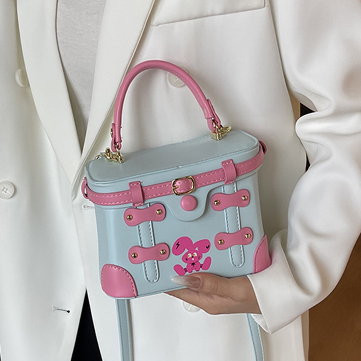 New Luxury Designer Rivet PU L - Luxury Bags In China Wholesale 评论和价格