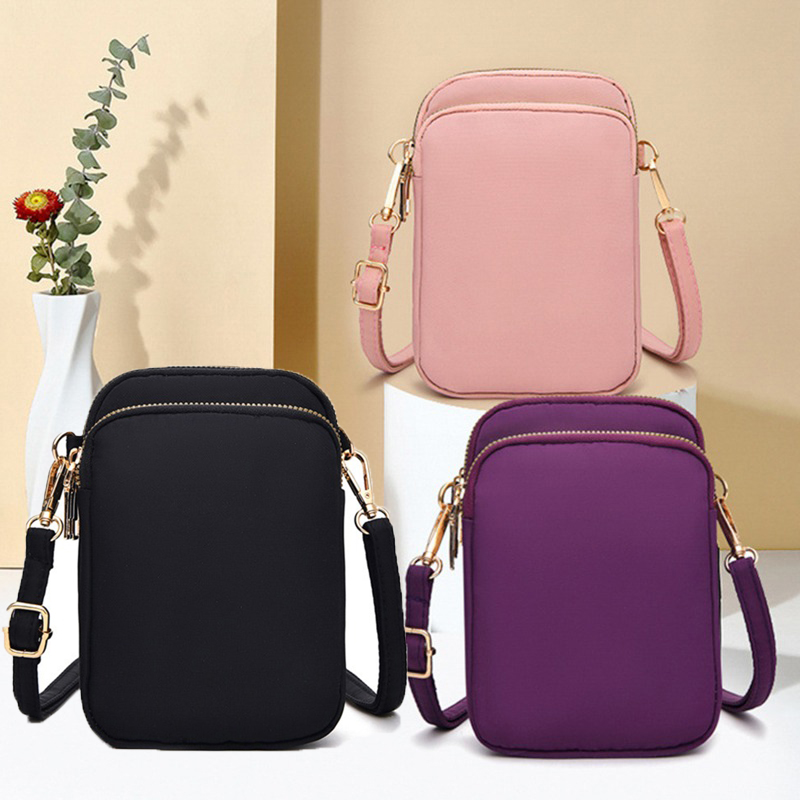 Minimalist Vertical Crossbody  - Accordion Wallet Zip 评论和价格